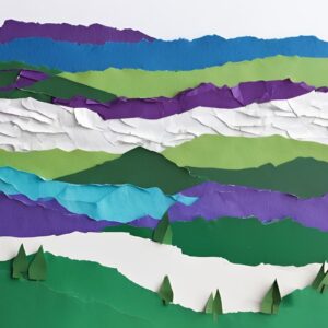 Collage Mountain Landscapes