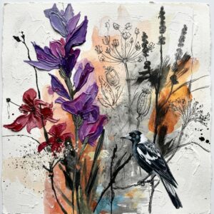 Spring Reverie (Abstract, mixed media) – Sept 30th
