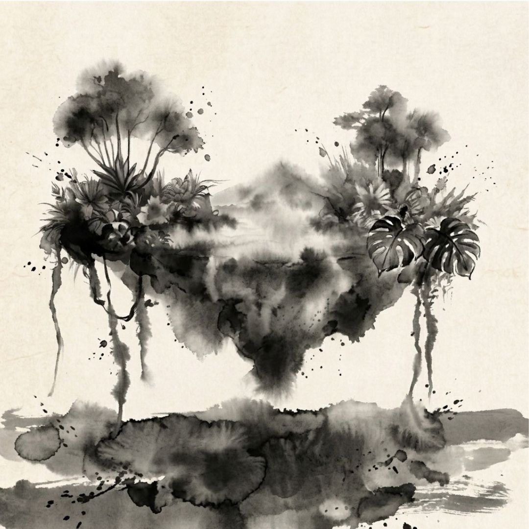 floating islands_ink